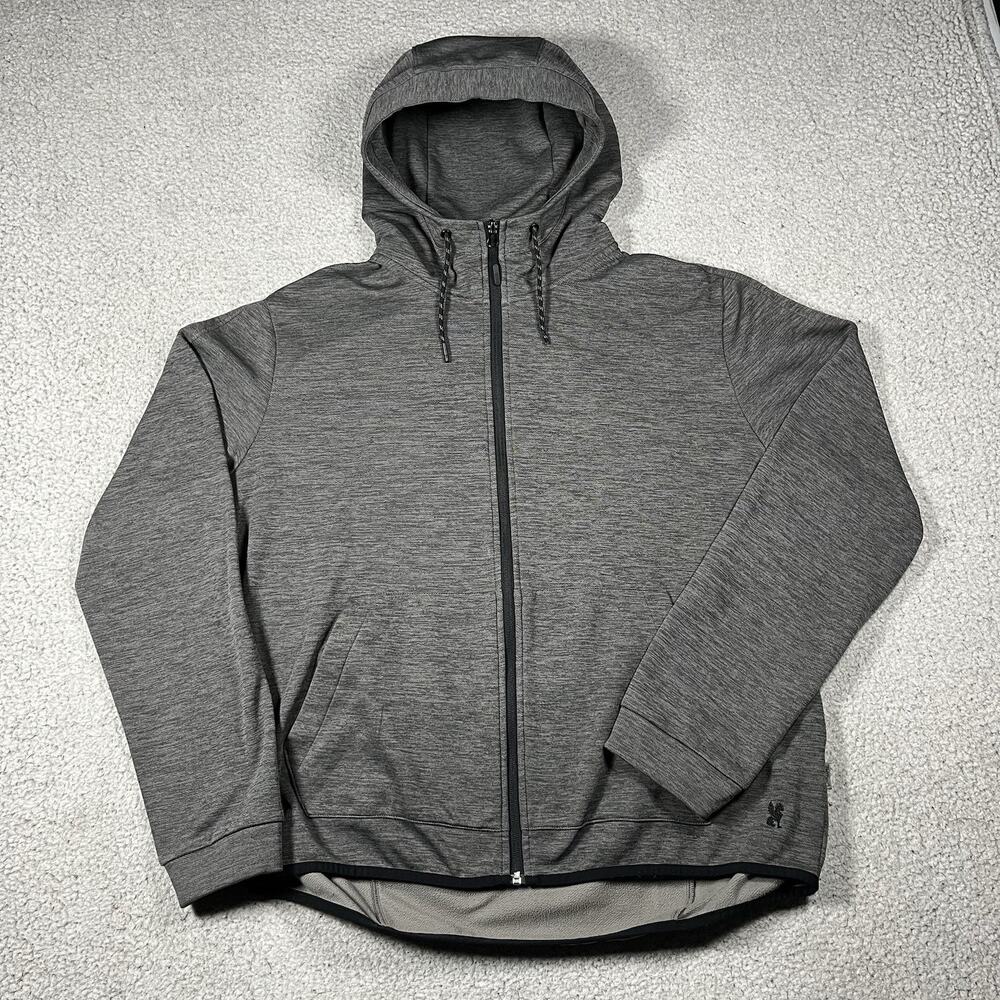Chrome Industries Hoodie Mens XL Full Zip Fleece Cycling Sweatshirt Pockets